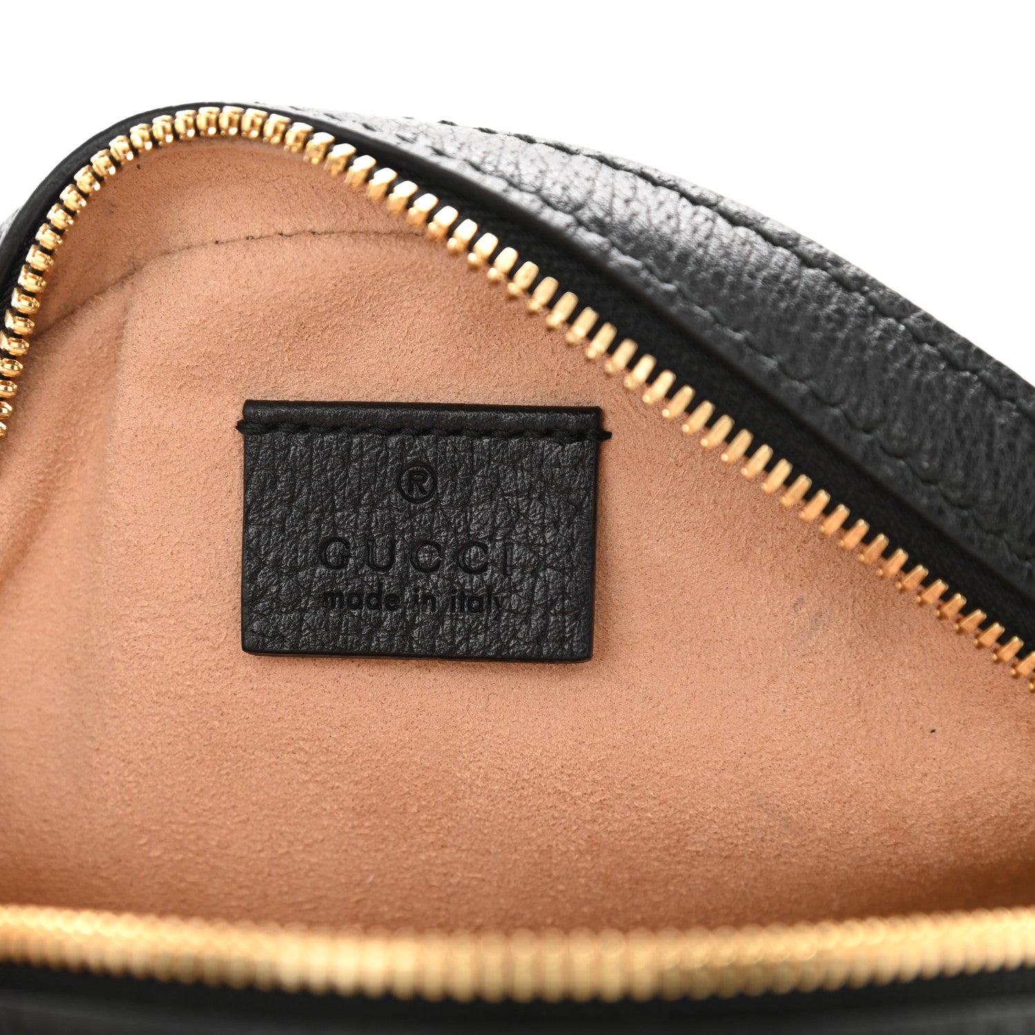 Gucci Grained Calfskin Web Mini Ophidia Round Shoulder Bag Black 6 of 8