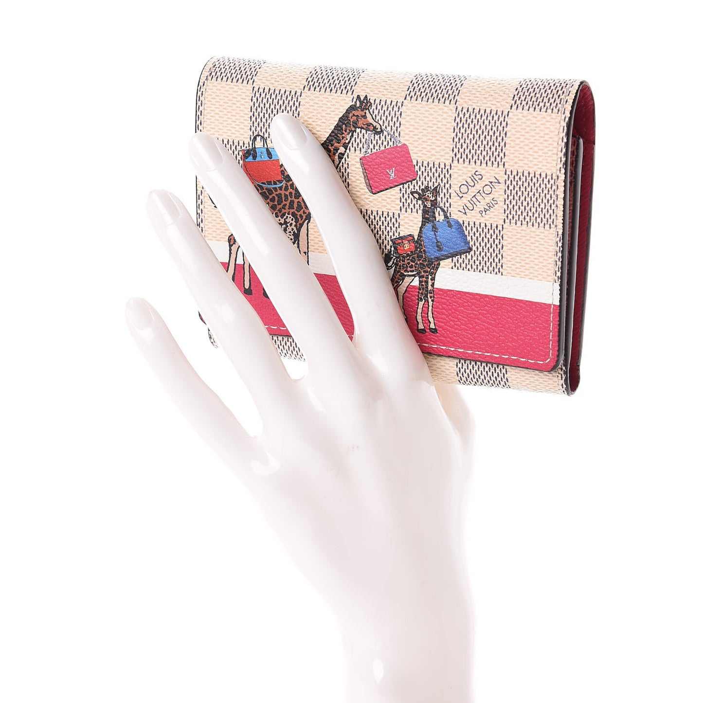 Damier Azur 2017 Christmas Animation Victorine Wallet