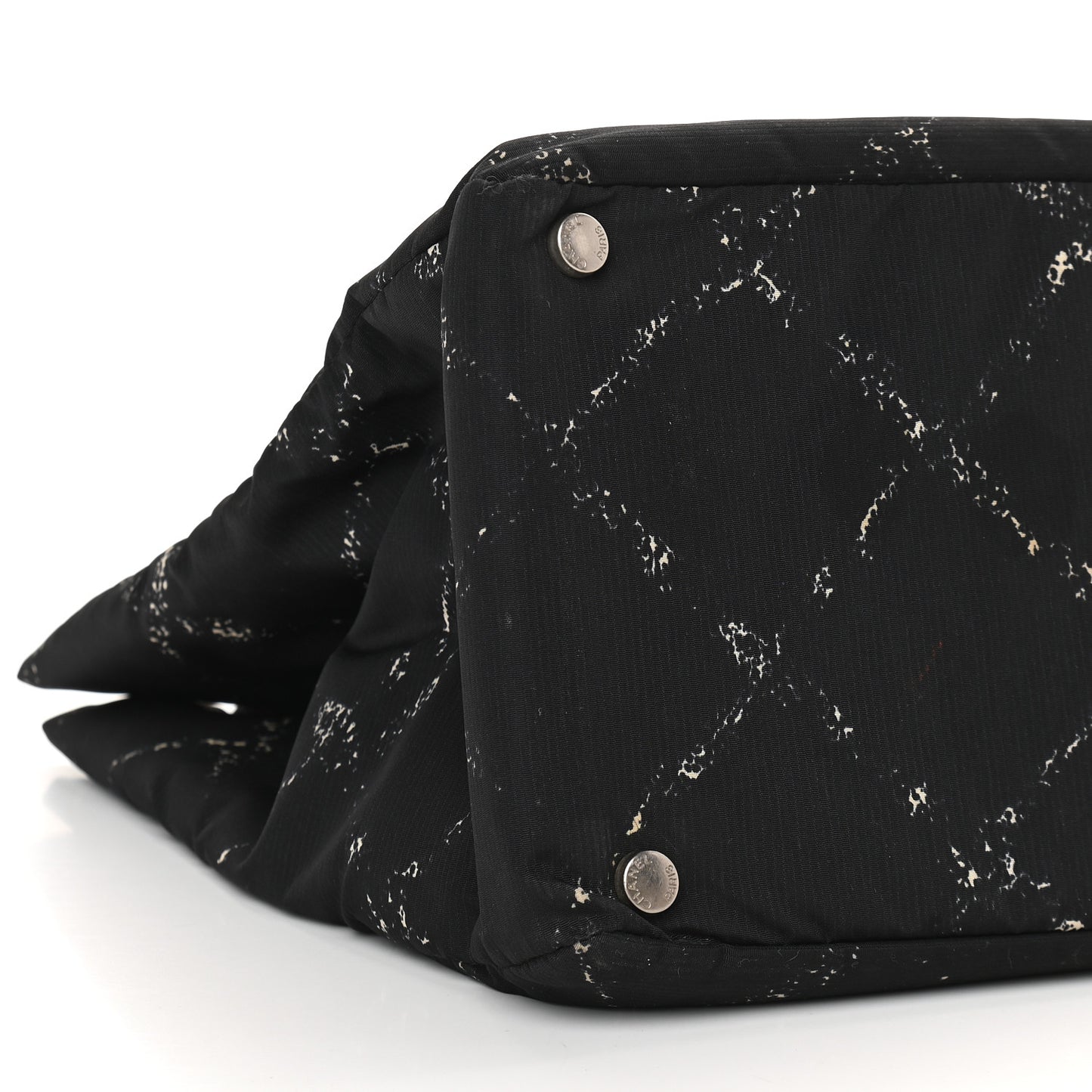 Nylon Travel Tote Black