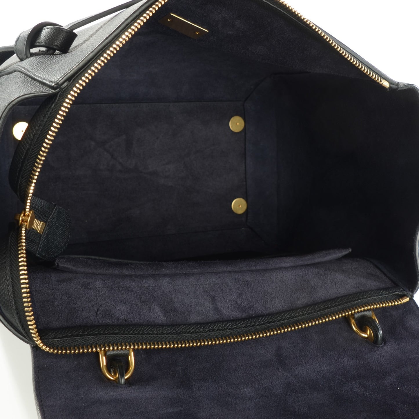 Grained Calfskin Mini Belt Bag Black