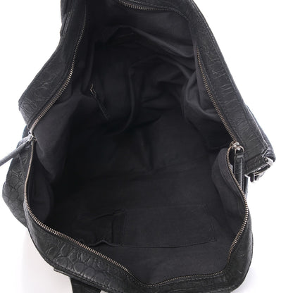 Givenchy Calfskin Crocodile Embossed Large Nightingale Black 5 of 8