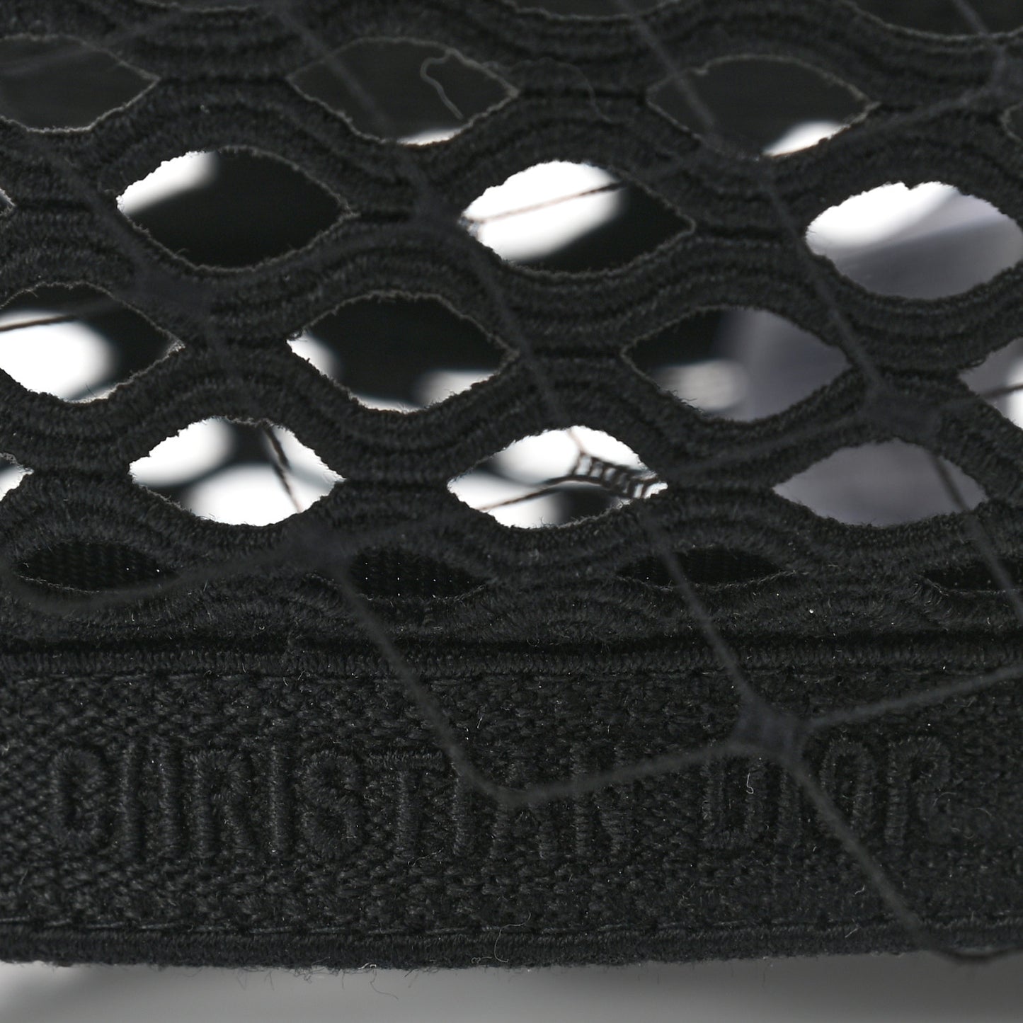Mesh Arty Veil Beret 58 Black