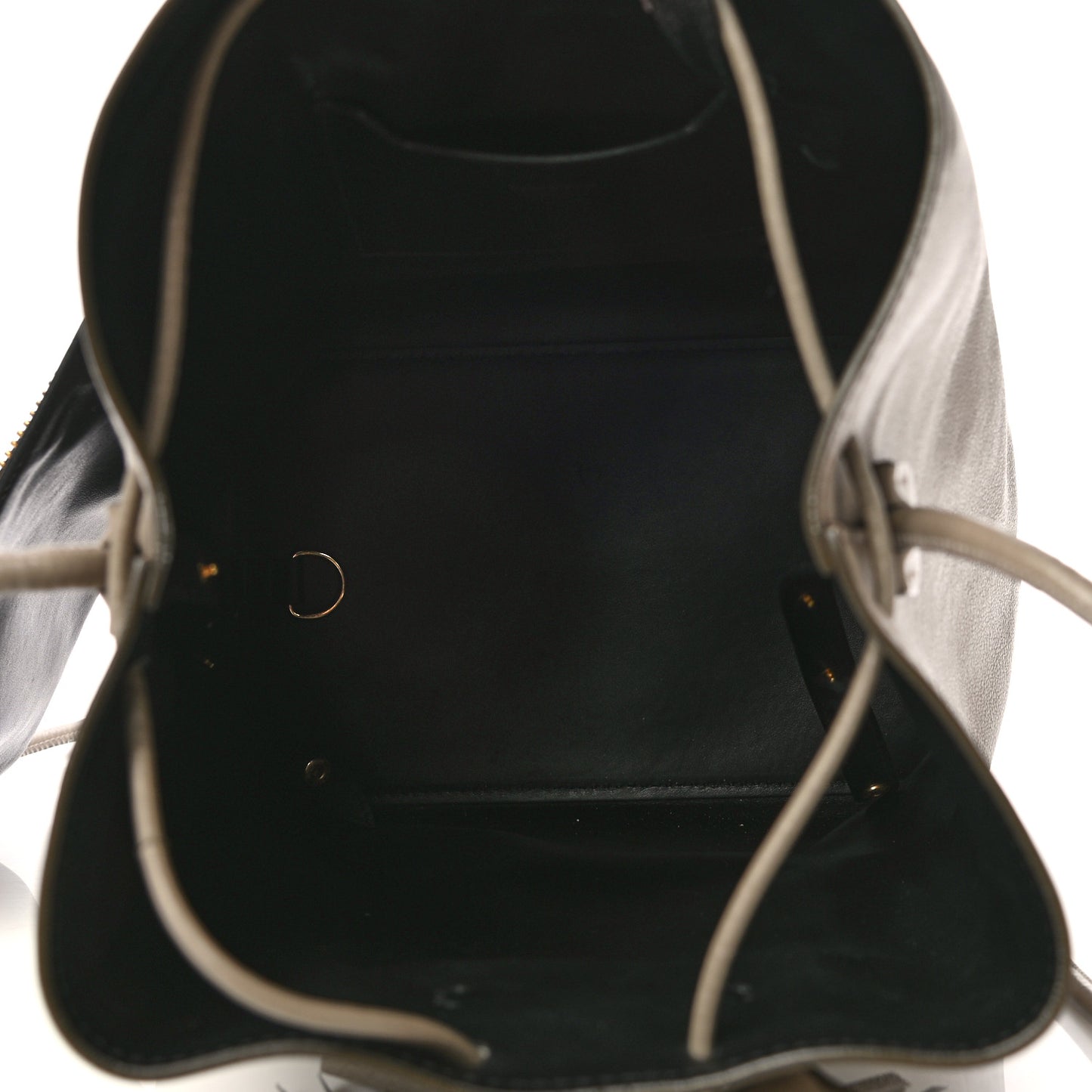 Calfskin Double Tassel Bucket Bag