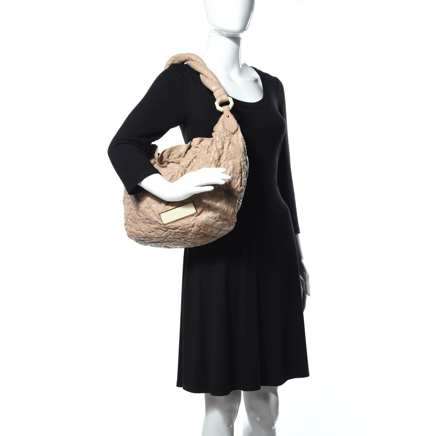 Louis Vuitton Lambskin Olympe Nimbus GM Ecru 2 of 8