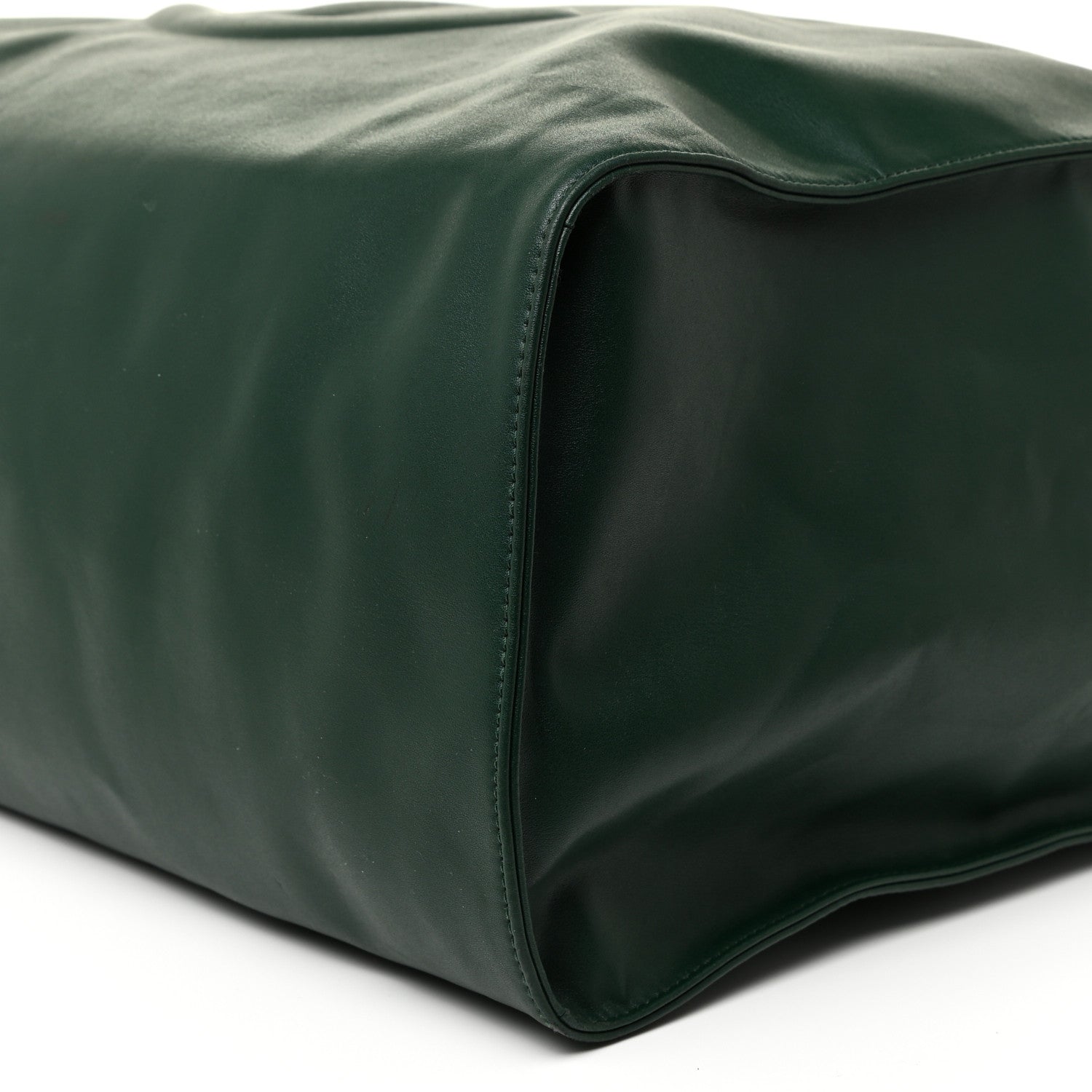 Telfar Vegan Leather Large Shopping Bag Dark Olive 9 of 19