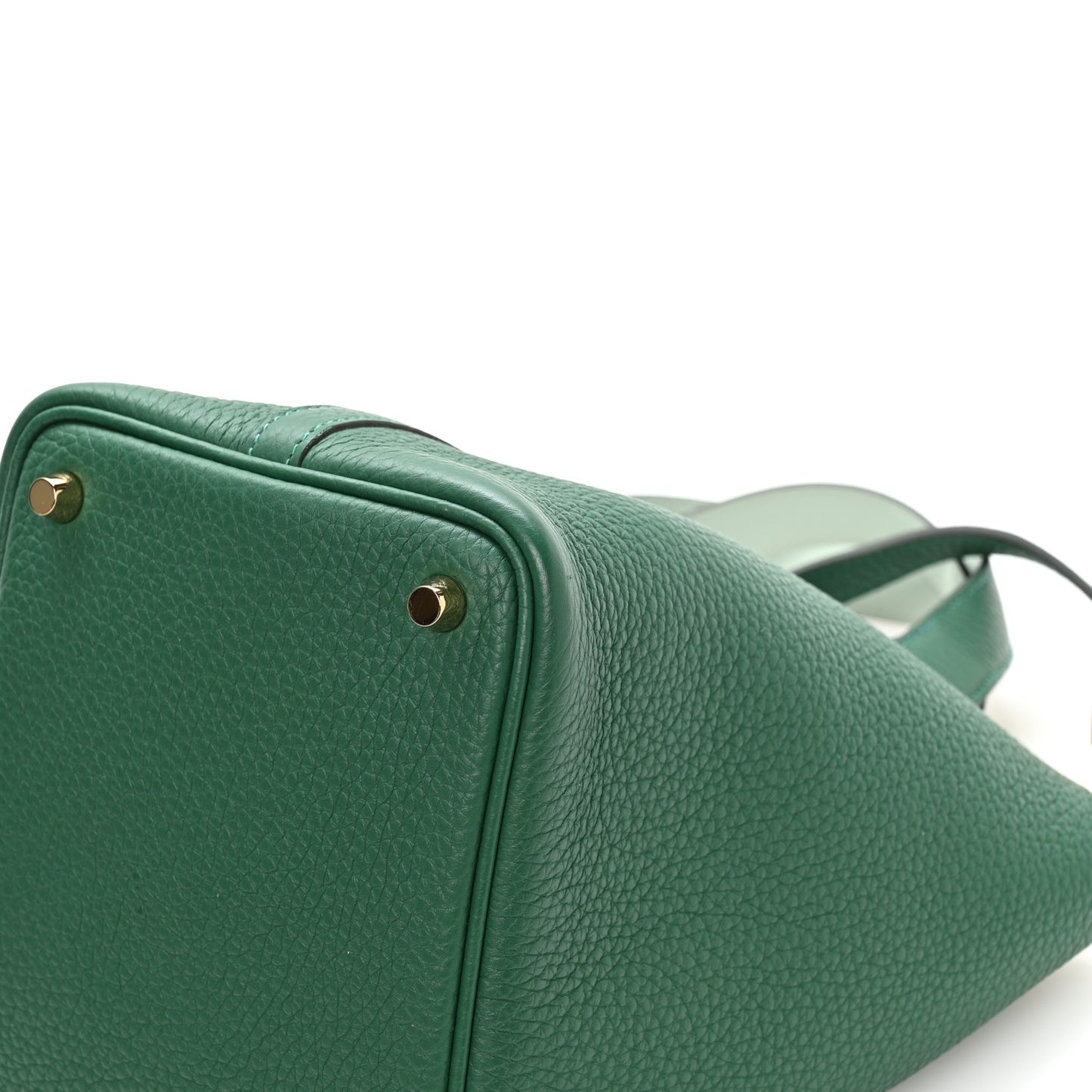 Taurillon Clemence Swift Eclat Picotin Lock 18 Vert Moyen Vert Peppermint