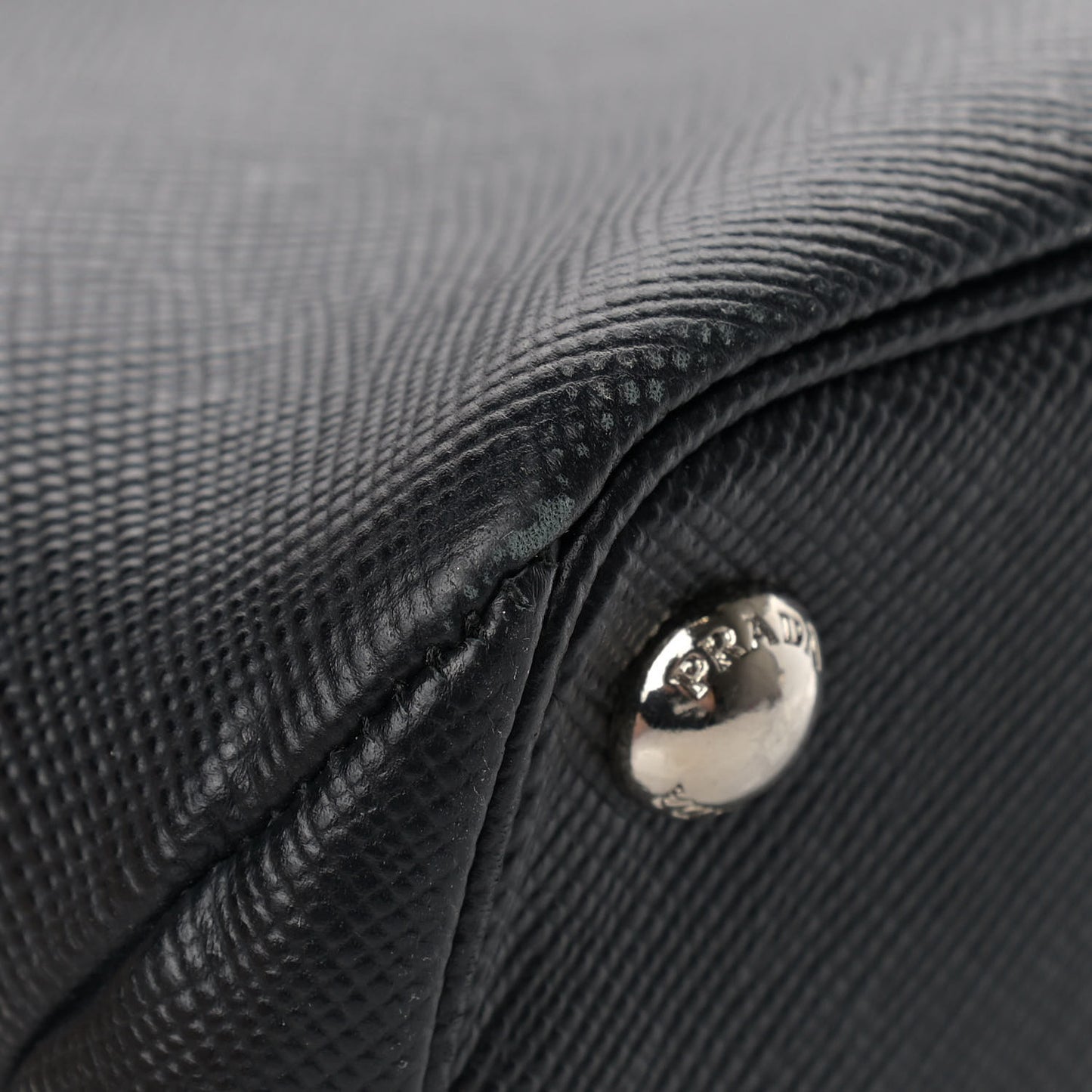 Saffiano Cuir Twin Tote Black