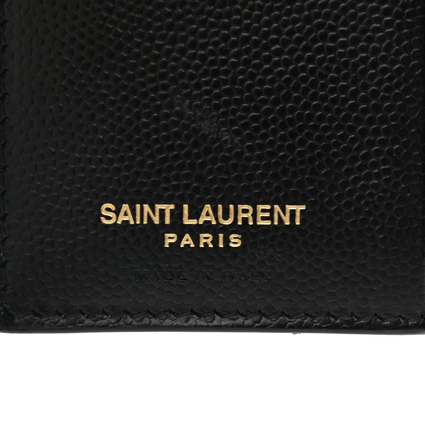 Grain De Poudre Matelasse Chevron Monogram Zipped Card Case Black