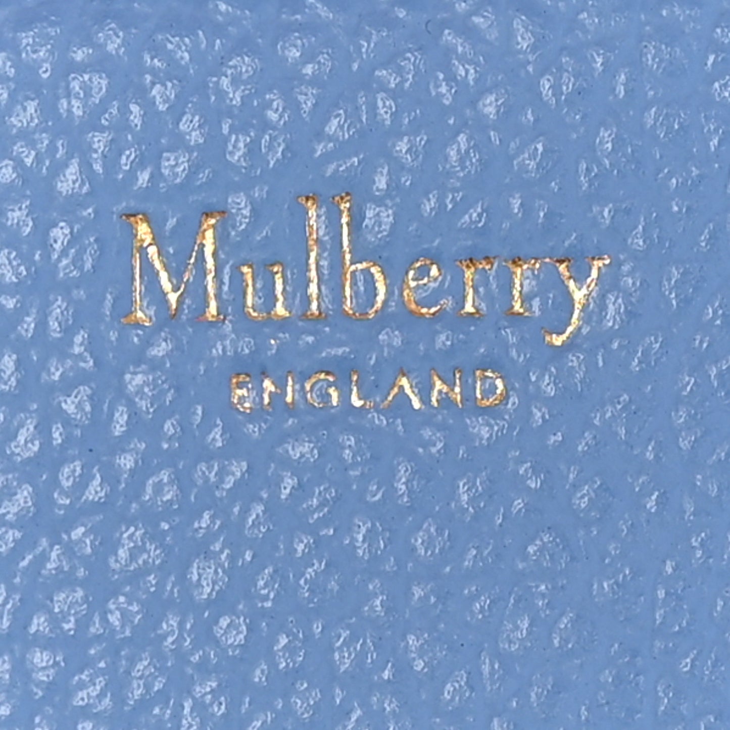 Cross Grain Calfskin Small Darley Porcelain Blue