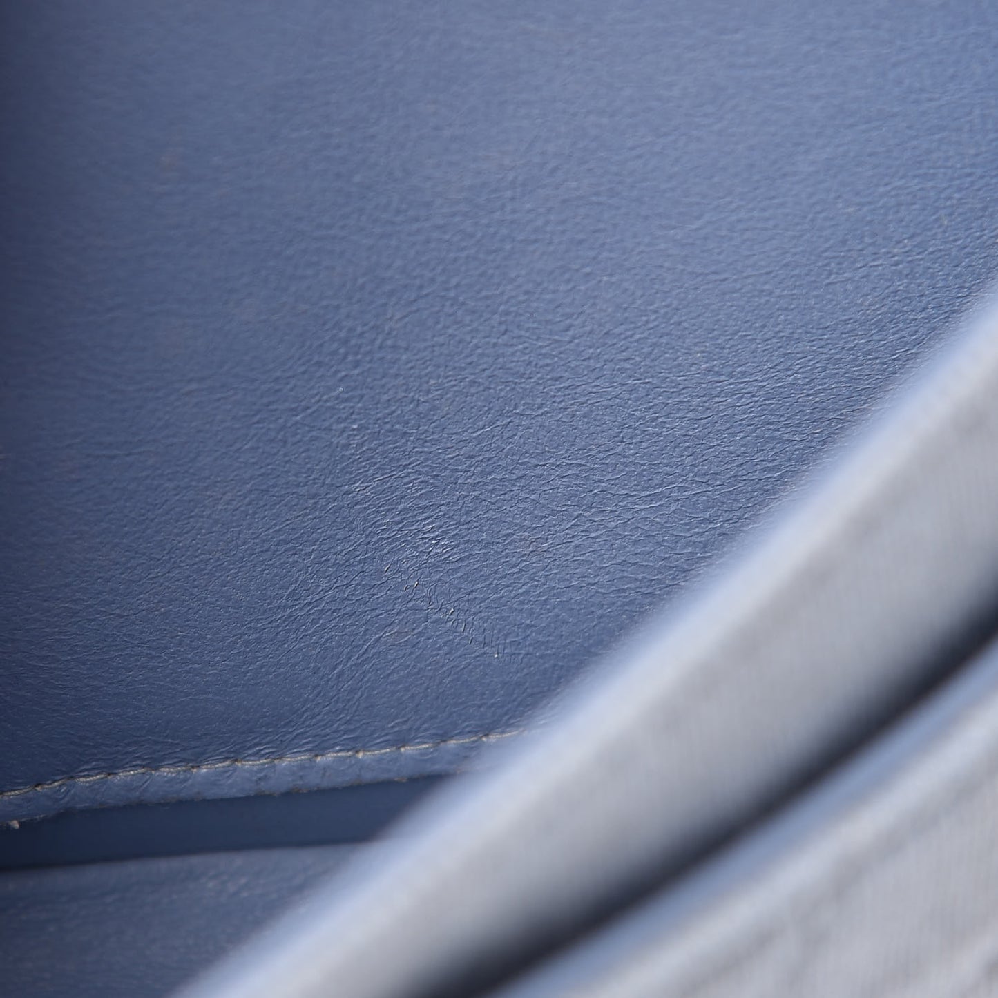 Jersey Quilted Small Double Flap Blue