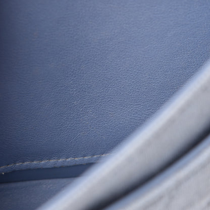 Chanel Jersey Quilted Small Double Flap Blue 10 of 20