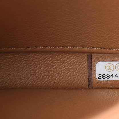 Chanel Lambskin Quilted Small Trendy CC Flap Dual Handle Bag Camel 7 of 13