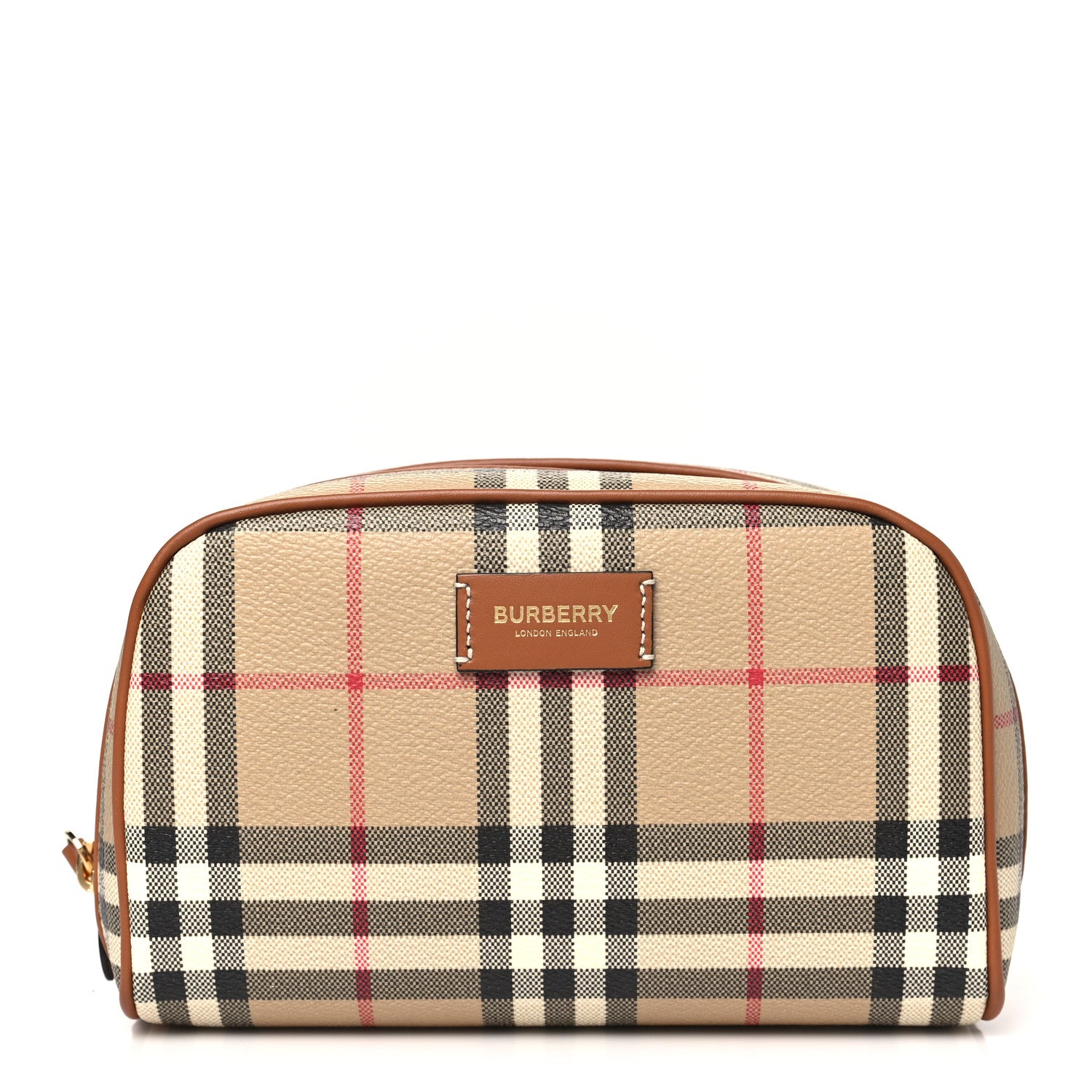 Burberry House Check Small Cosmetic Pouch Archive Beige 1 of 10