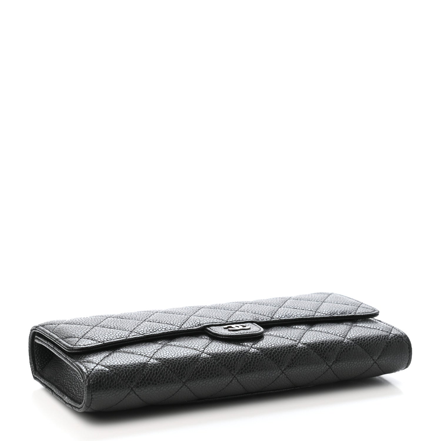 Chanel Caviar Quilted Travel Wallet Black 3 of 5