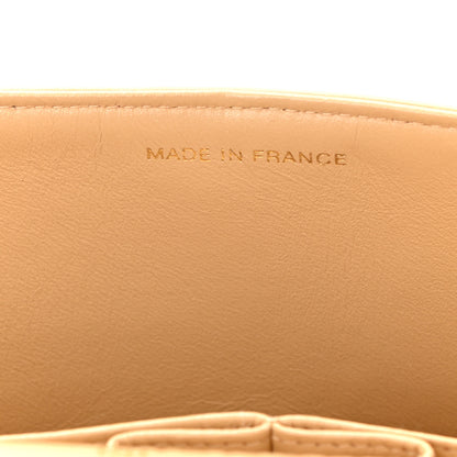 Chanel Lambskin Quilted Small Double Flap Beige 7 of 12
