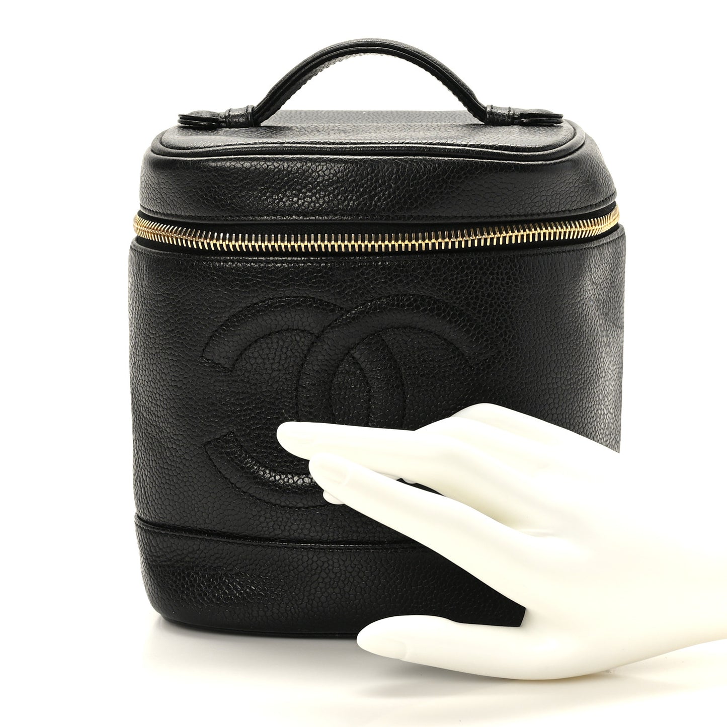 Caviar Cosmetic Vanity Bag Black