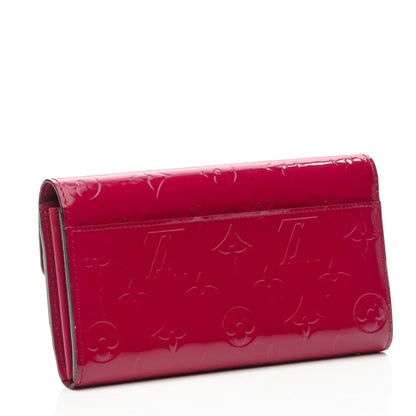 Louis Vuitton Vernis Sarah Wallet NM Rose Indien 3 of 7