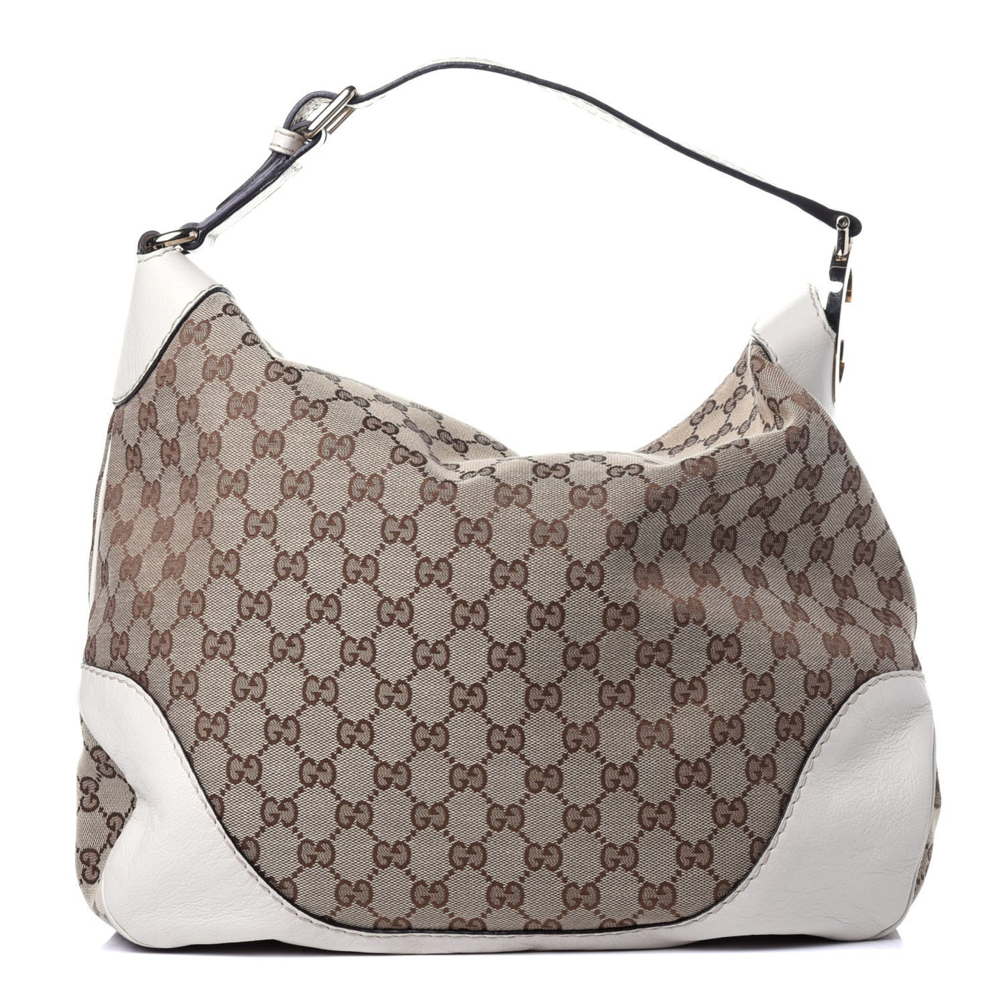 Monogram Medium Charlotte Hobo Off White