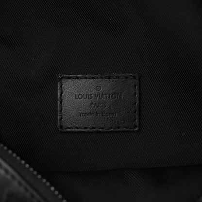 Louis Vuitton Calfskin Monogram Shadow Discovery Bumbag Black 6 of 10