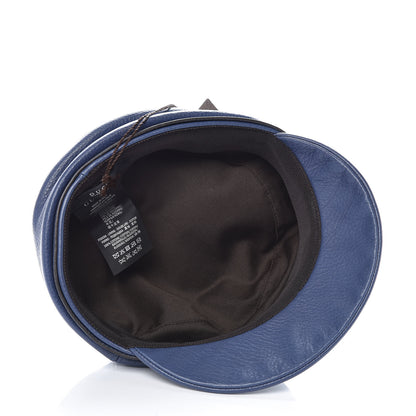 Gucci Calfskin Cellarius Hat S Washed Indigo 4 of 5