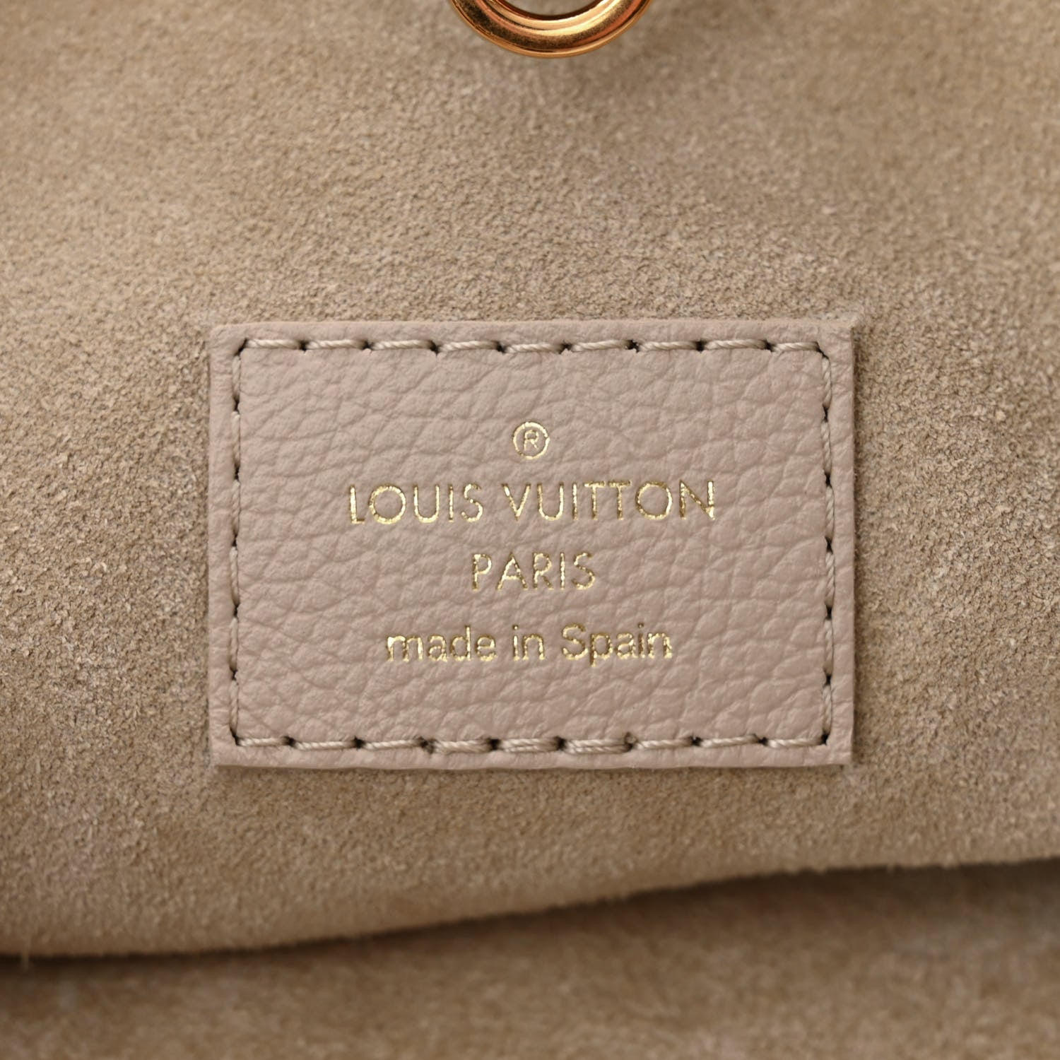 Louis Vuitton Grained Calfskin Low Key Hobo MM Limestone 7 of 13
