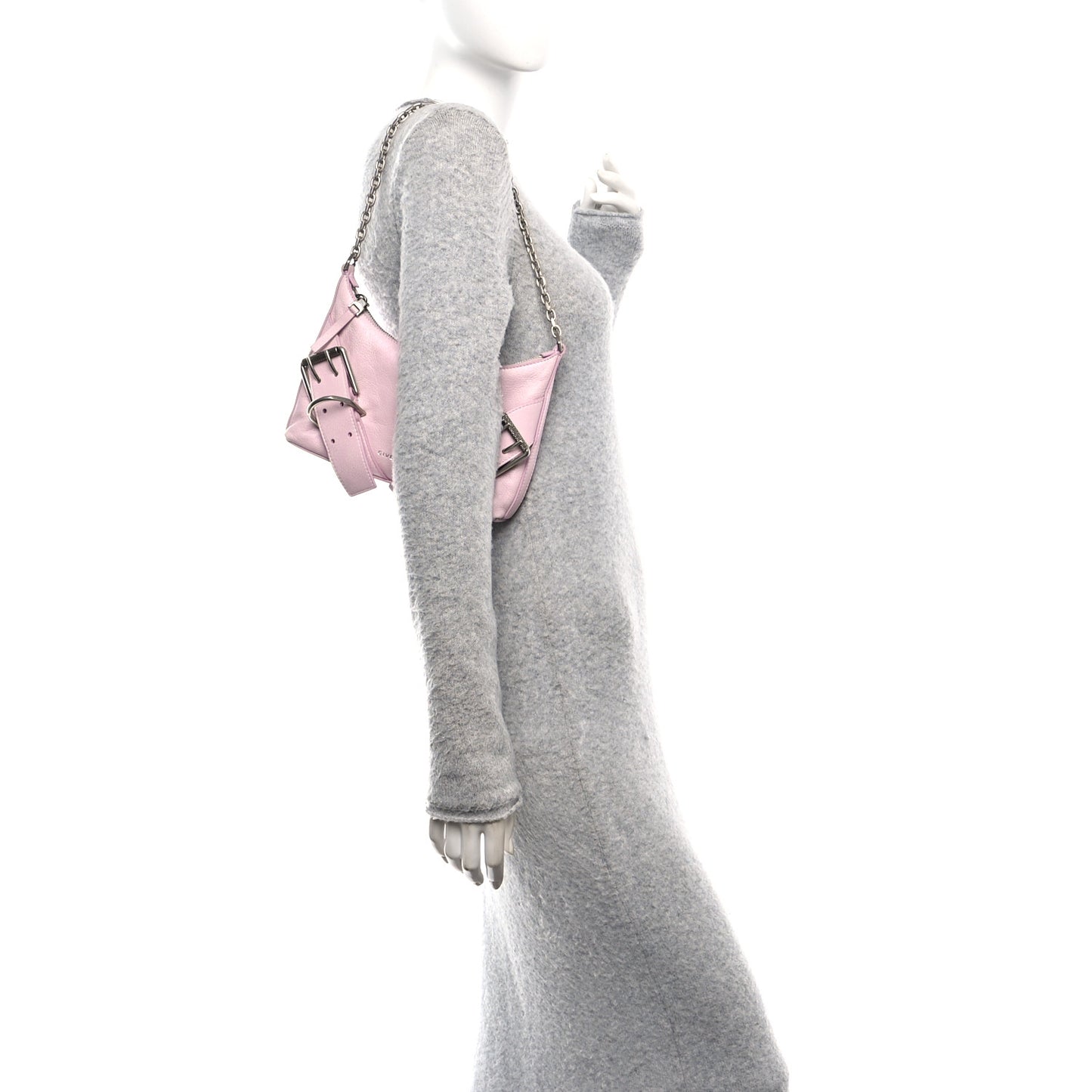 Aged Calfskin Mini Voyou Boyfriend Party Bag Old Pink
