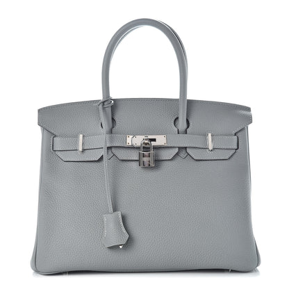 Hermes Togo Birkin 30 Bleu Glacier 1 of 38