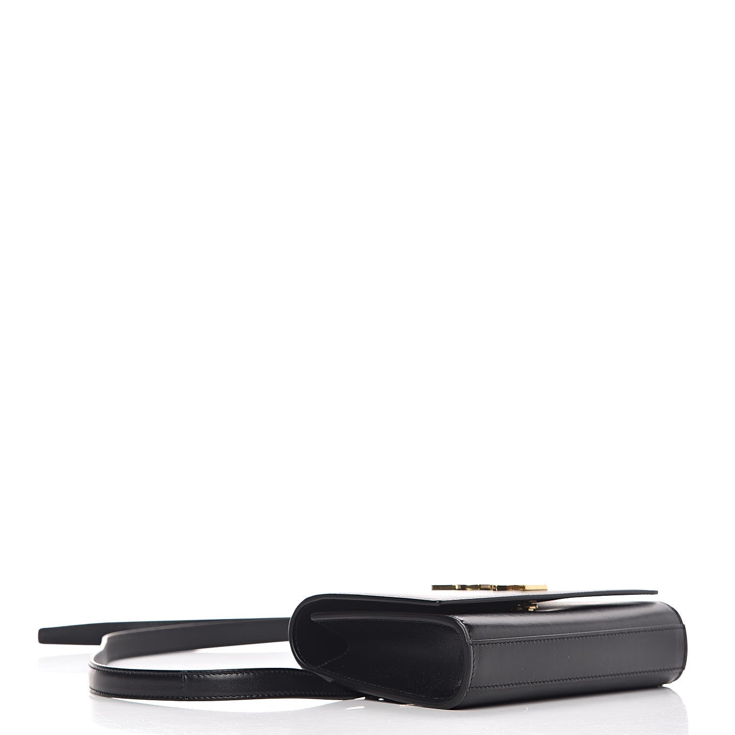 Saint Laurent Smooth Calfskin Monogram Kate Belt Bag Black 4 of 9