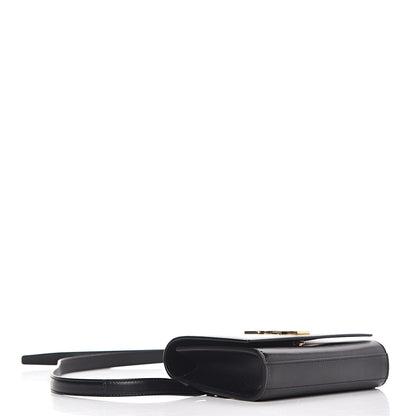 Saint Laurent Smooth Calfskin Monogram Kate Belt Bag Black 4 of 9