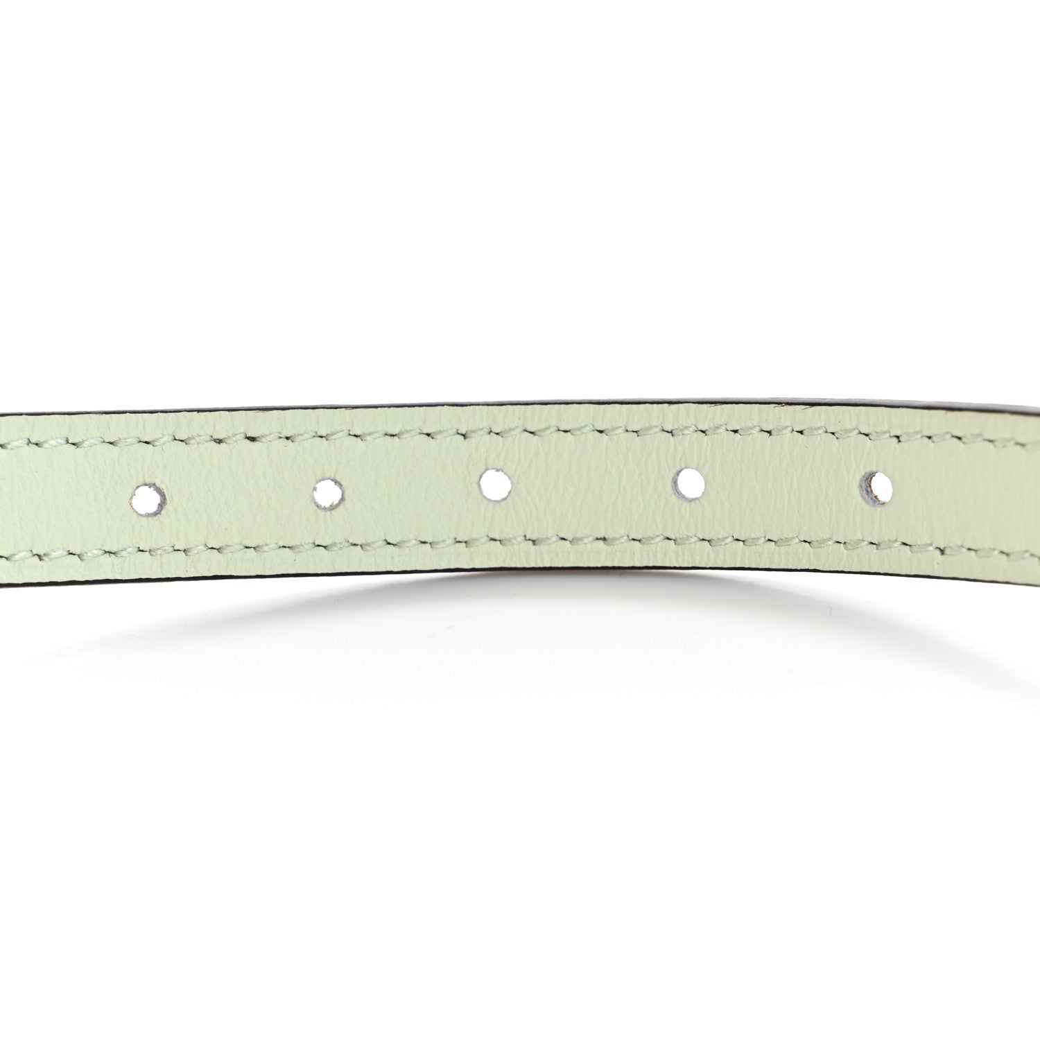 Hermes Swift Epsom 13mm Maillon H Belt 80 32 Vert Fizz Gold 4 of 5