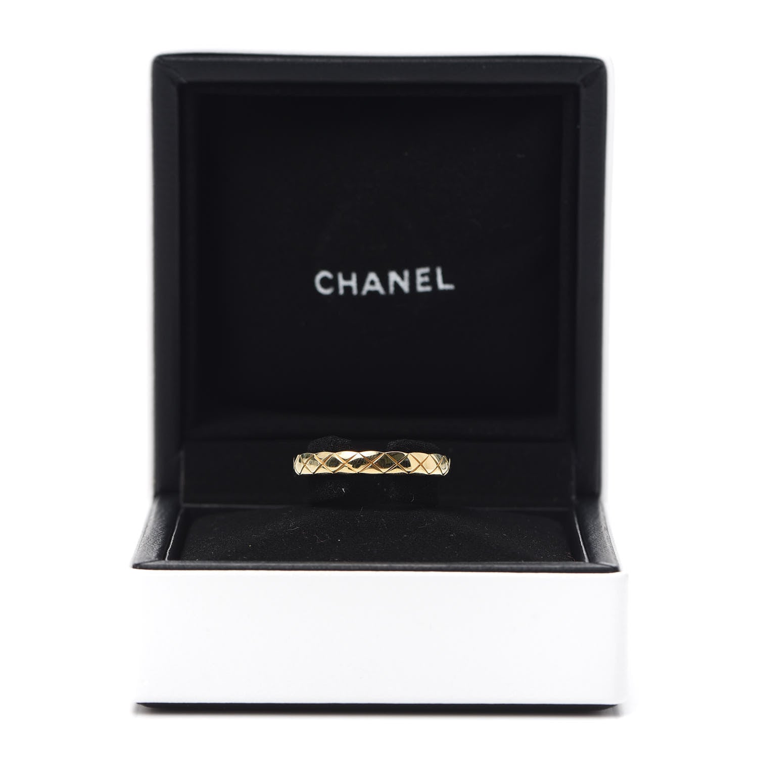 Chanel 18K Yellow Gold Mini Coco Crush Ring 55 7.25 5 of 5