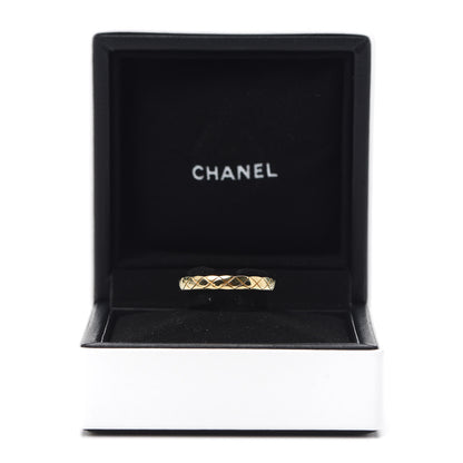 Chanel 18K Yellow Gold Mini Coco Crush Ring 55 7.25 5 of 5