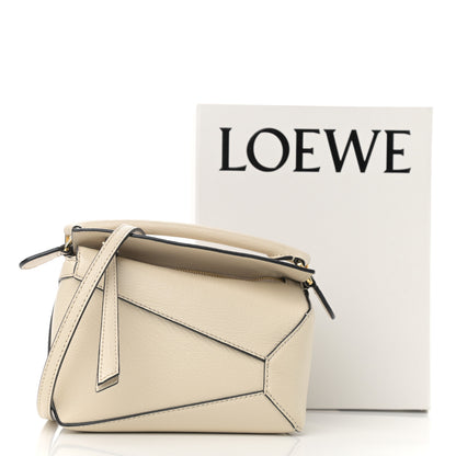 Loewe Goatskin Mini Puzzle Edge Bag Angora 10 of 10