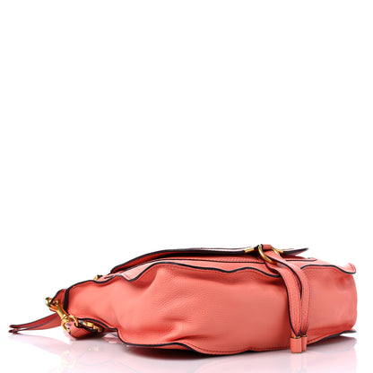 Chloe Calfskin Medium Marcie Satchel Coral 4 of 16