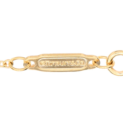 Tiffany 18K Yellow Gold Small T Smile Pendant Necklace 4 of 4