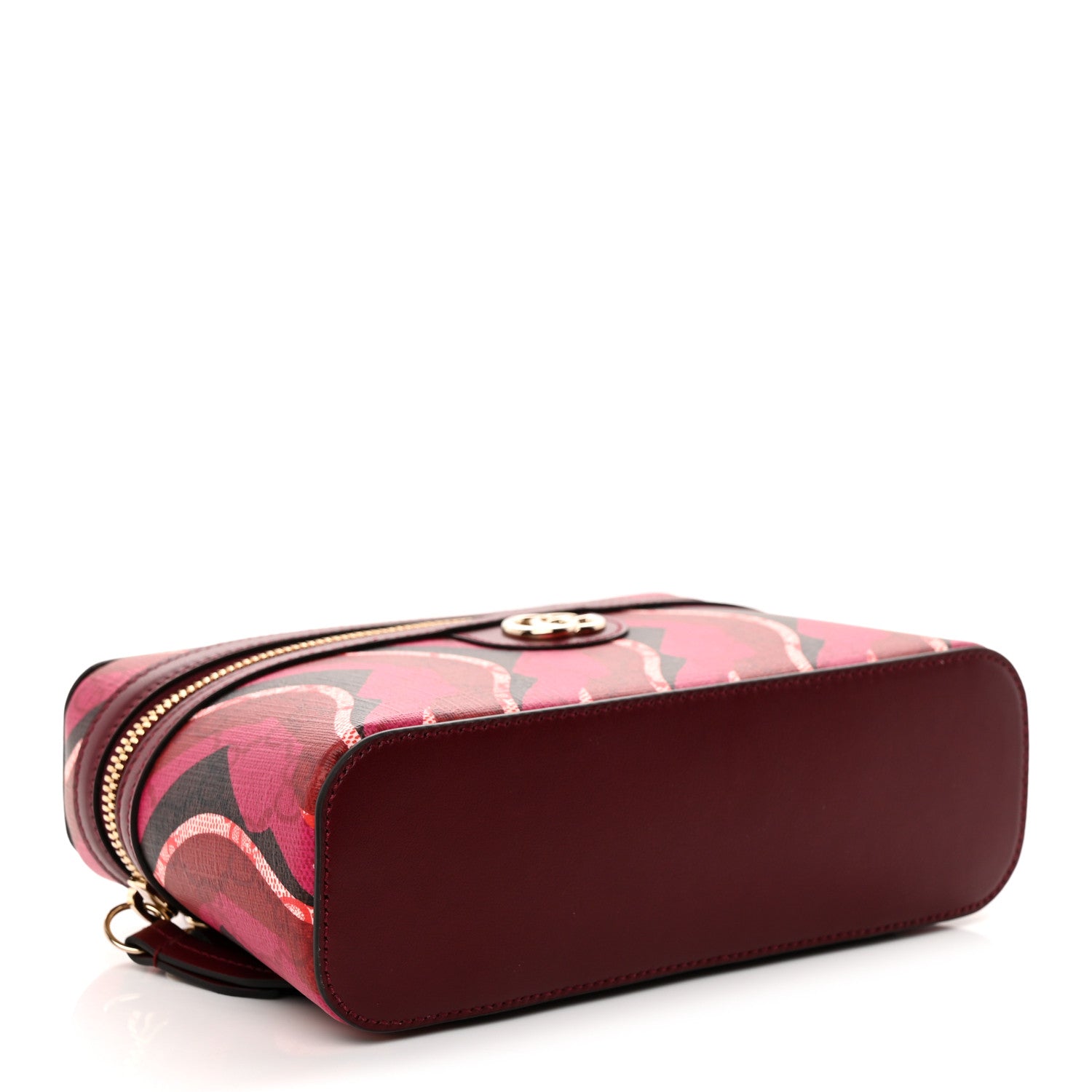 Gucci GG Supreme Monogram Canvas Lunar New Year Shoulder Bag  Red Pink Multicolor 4 of 11