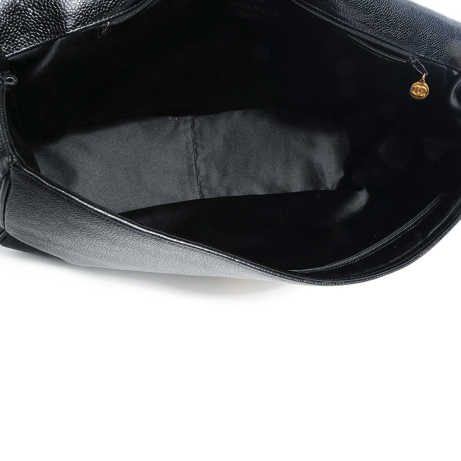 Chanel Caviar XL Weekender Bag Black 5 of 7
