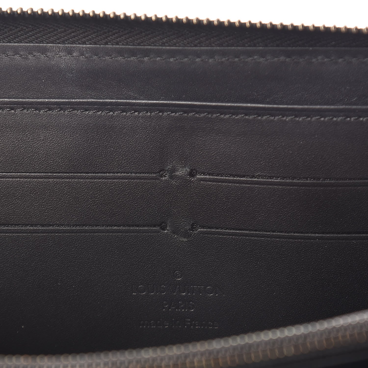 Louis Vuitton Vernis Zippy Wallet Noir Magnetique 9 of 11