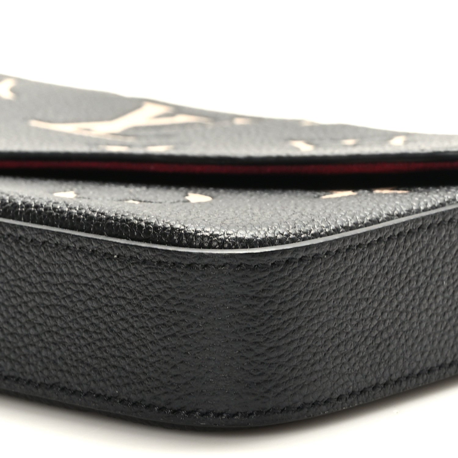 Louis Vuitton Empreinte Monogram Giant Felicie Pochette Black Beige 9 of 9