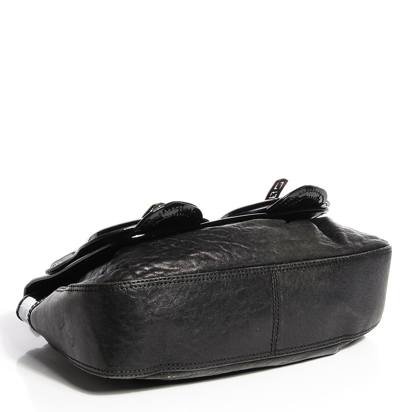 Nappa Patent B Bag Black