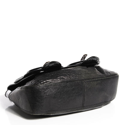 Fendi Nappa Patent B Bag Black 5 of 10
