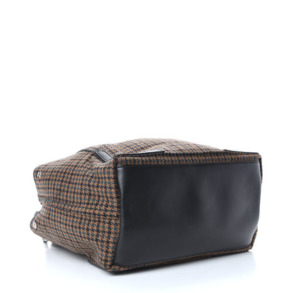 Balenciaga Wool Houndstooth S Navy Cabas 4 of 9