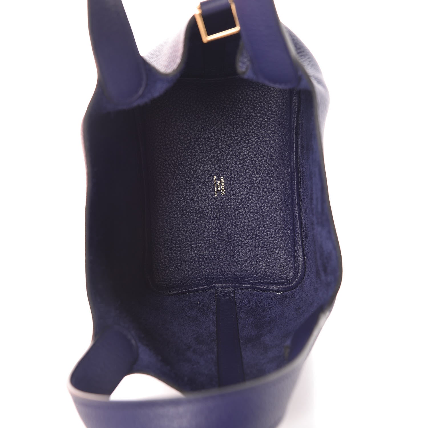 Hermes Taurillon Clemence Picotin Lock 18 PM Bleu Enrce 7 of 10