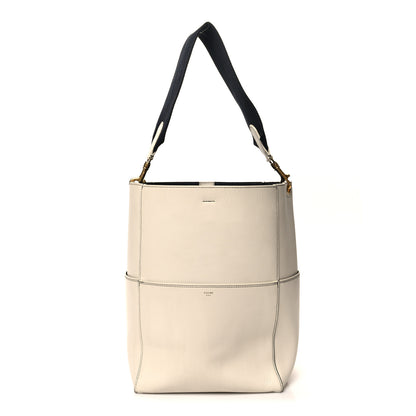 Celine Supersoft Calfskin Sangle Bucket Bag White 1 of 14