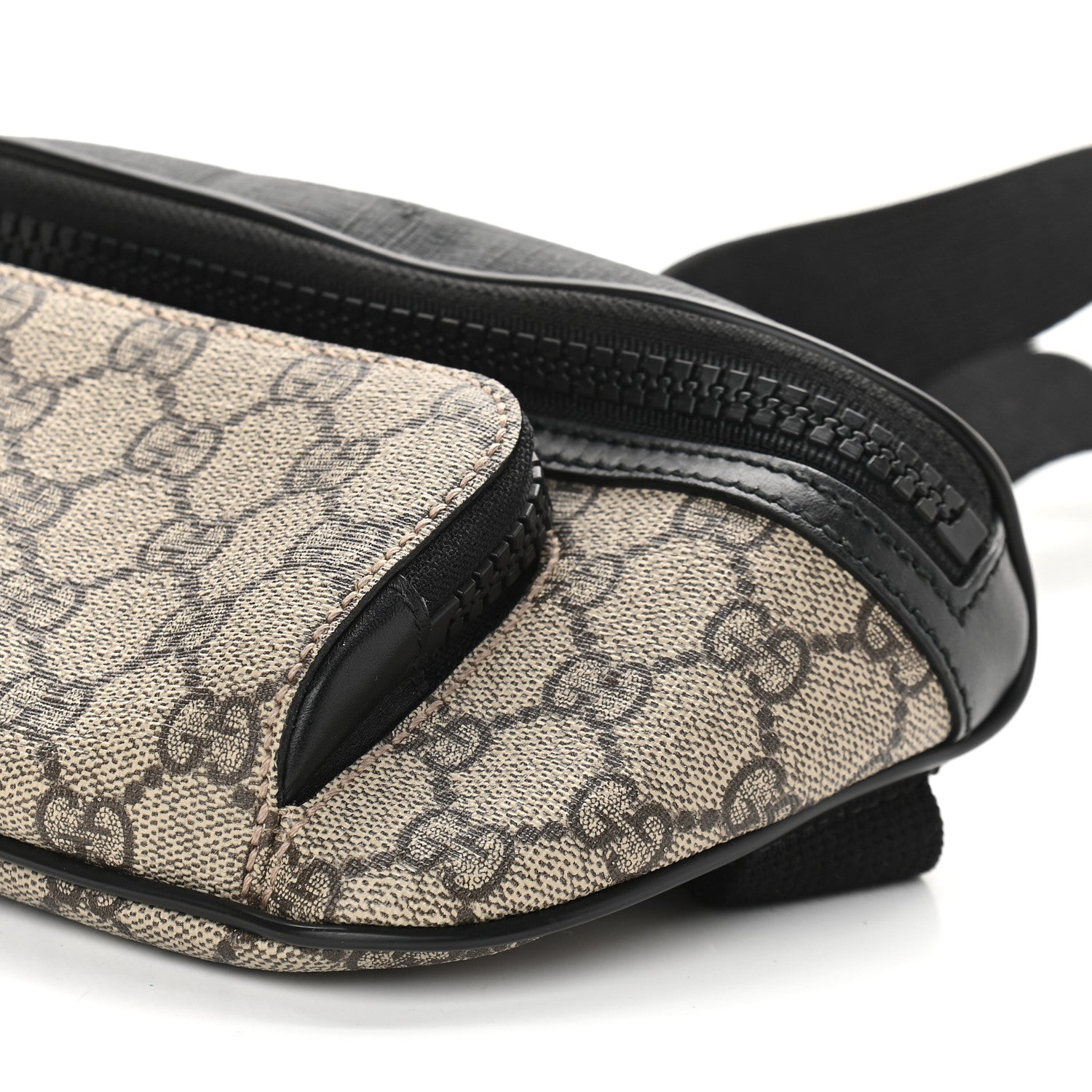 Gucci GG Supreme Monogram Belt Bag Black 9 of 9