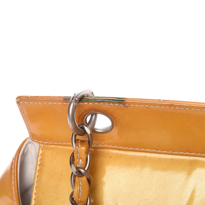 Chanel Patent Quilted Petit Timeless Tote PTT Yellow 11 of 39