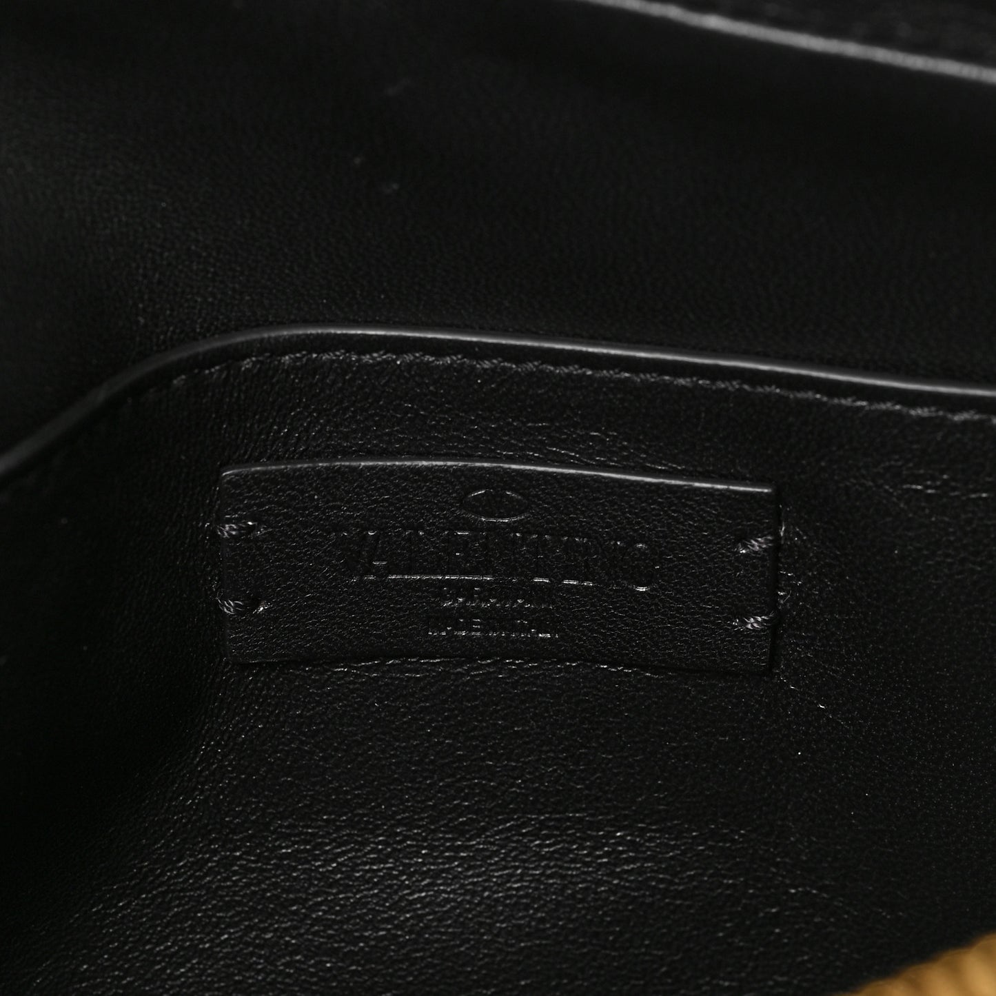 Nappa Roman Stud Crossbody Black