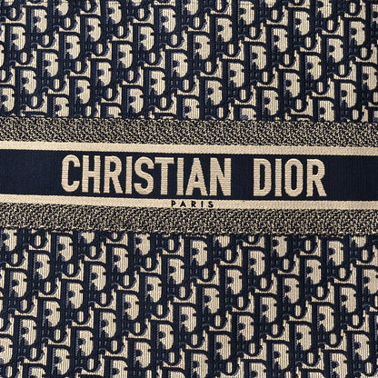 Christian Dior Oblique Large Book Tote Blue Multicolor 8 of 10