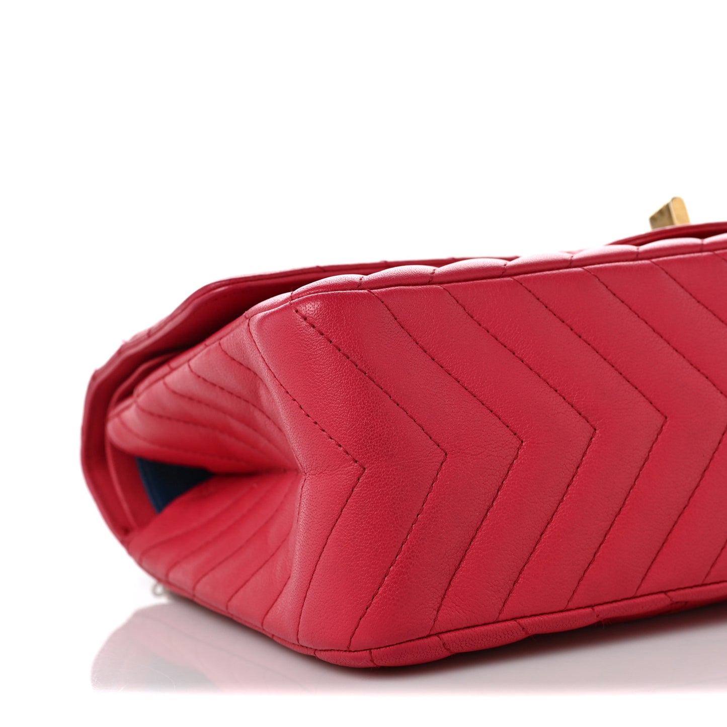 Sheepskin Chevron Quilted 2.55 Reissue 226 Flap Dark Pink