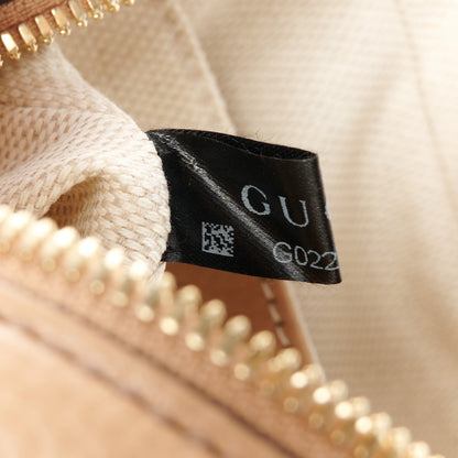 Gucci Pebbled Calfskin Small Soho Disco Bag Camelia 9 of 12